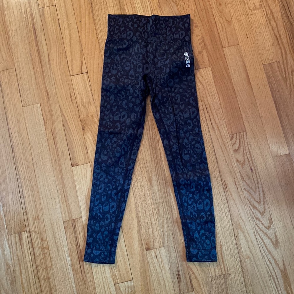 Gymshark Black Cheetah Leggings